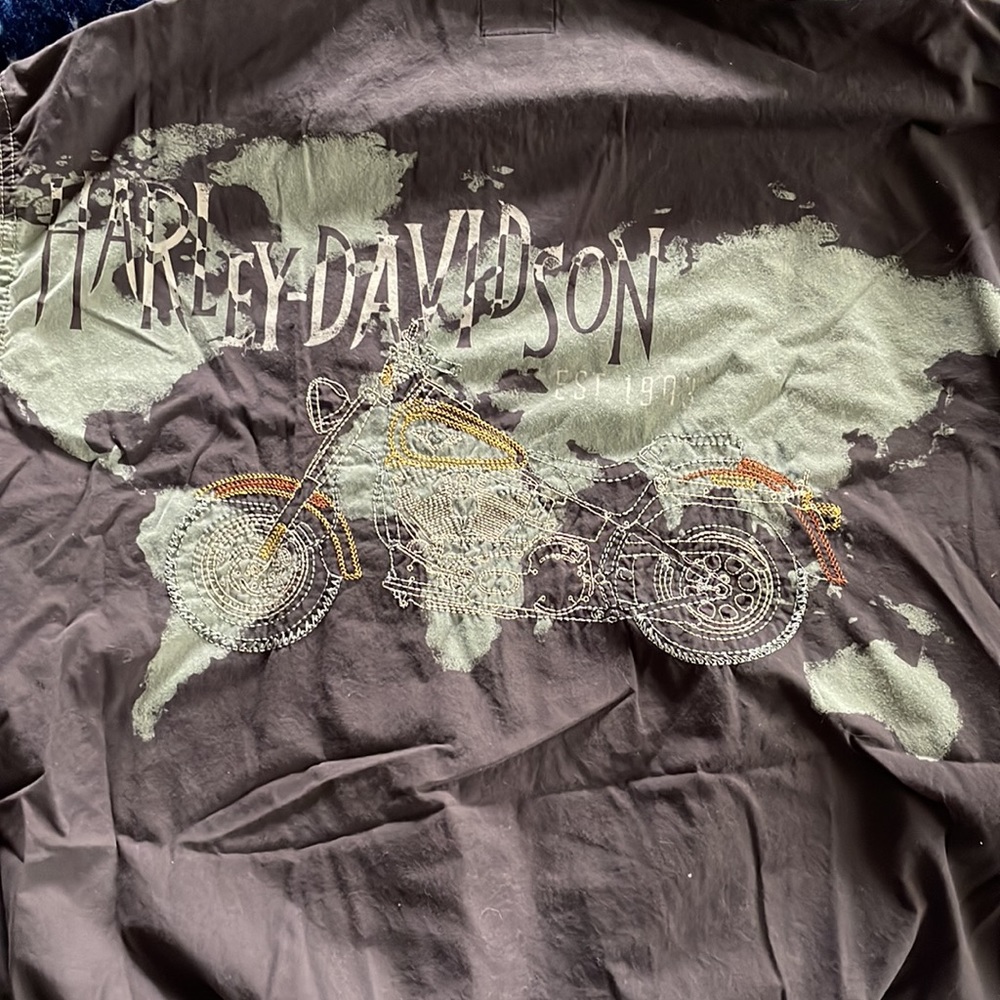 Harley Davidson button down, XL